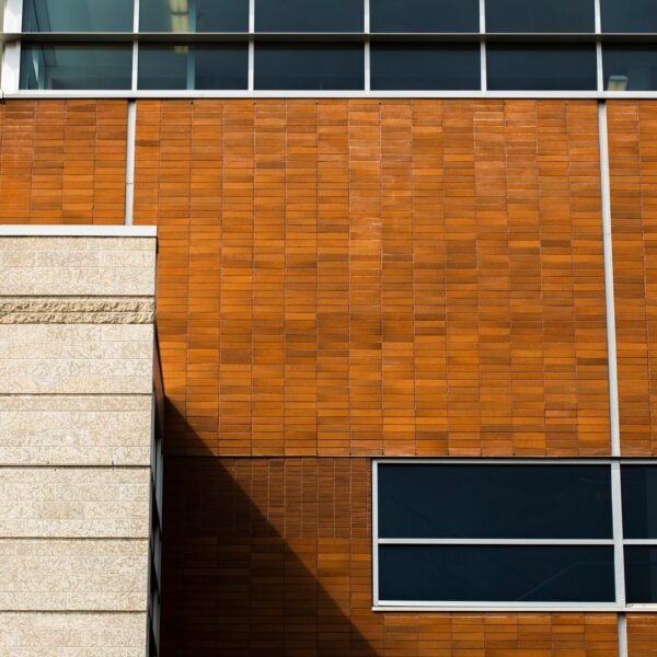 Facade slim stone cladding